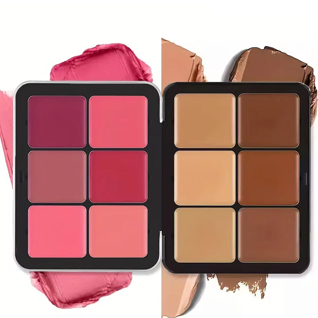 The Face Palette · 12-Color Cream Blush & Contour