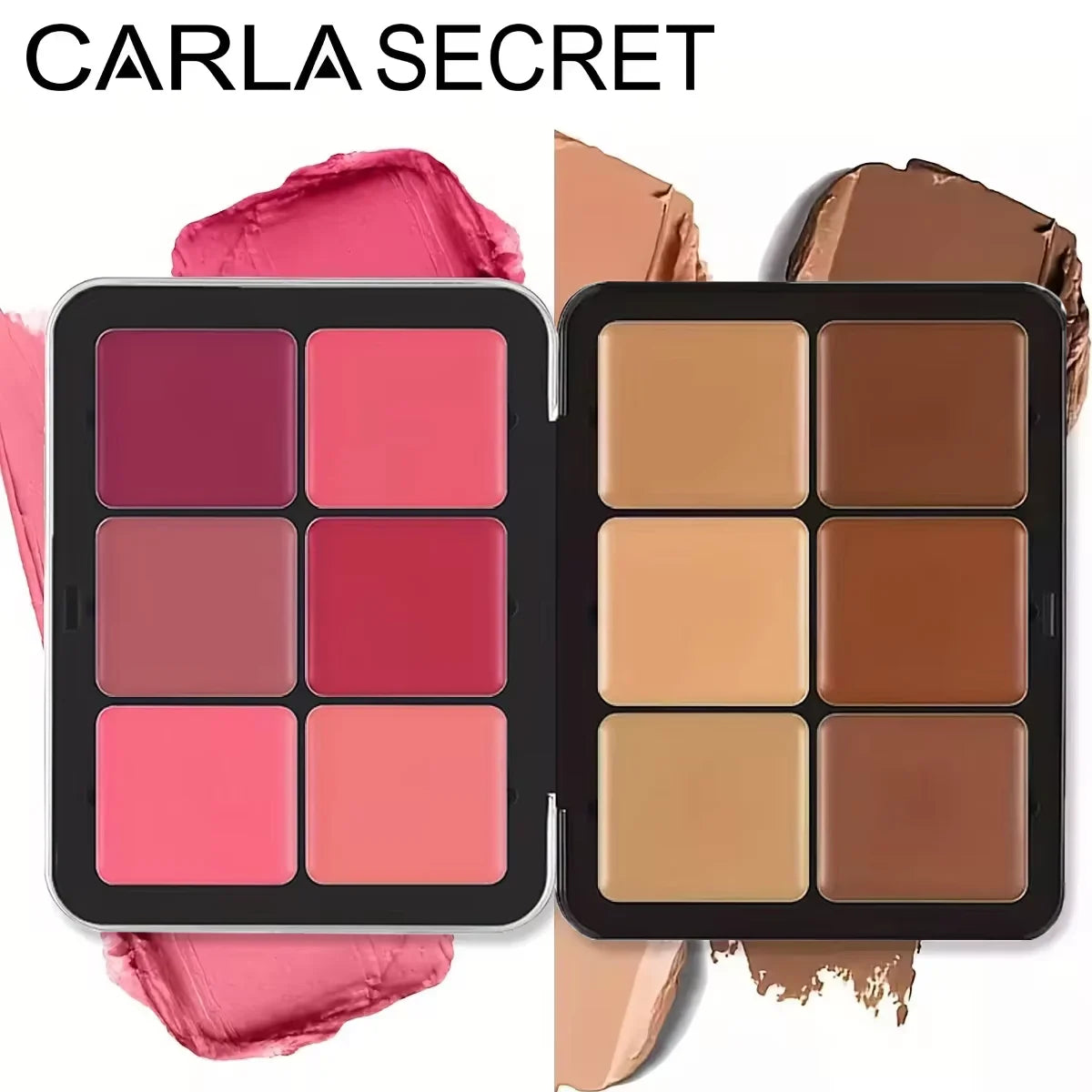 The Face Palette · 12-Color Cream Blush & Contour